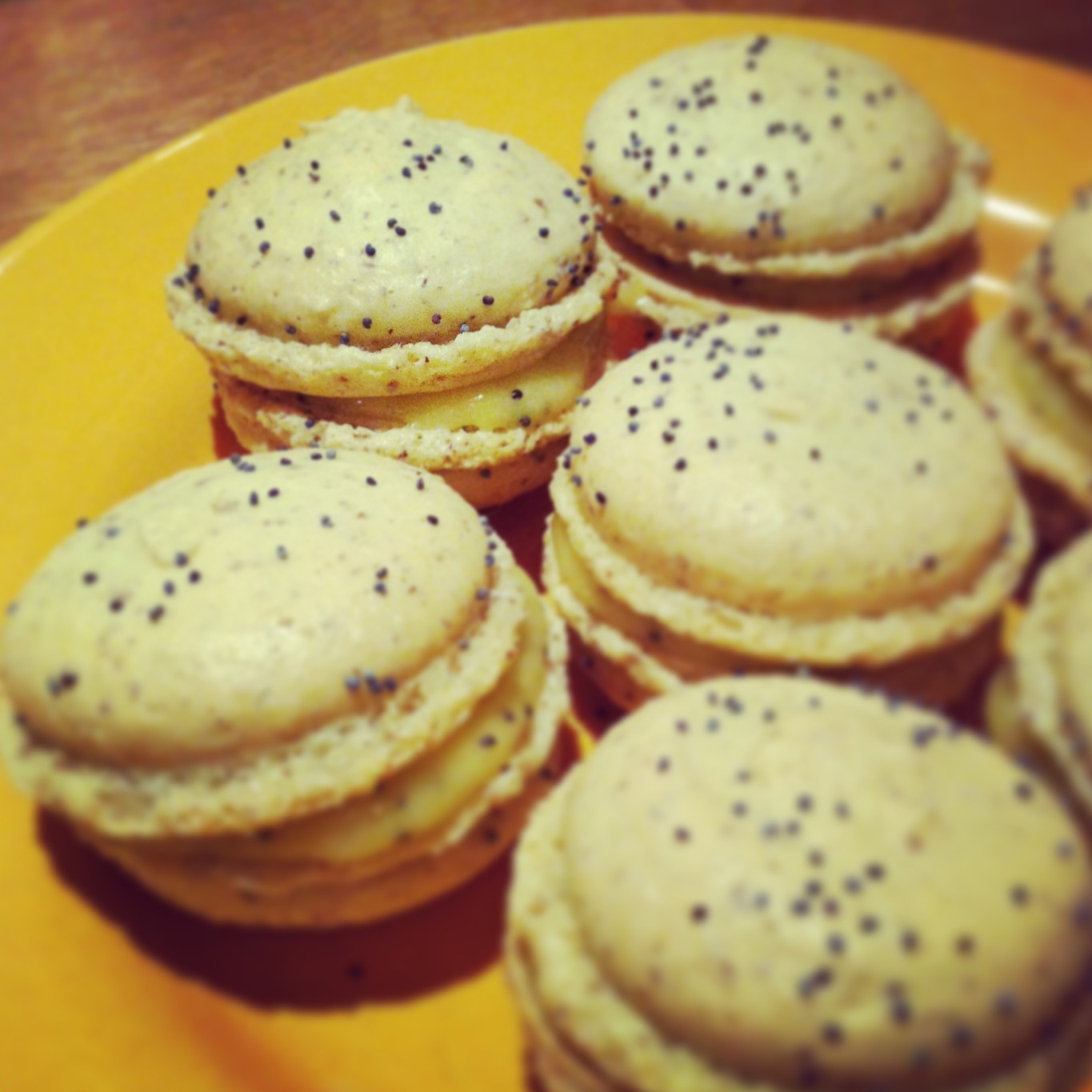 macarons citron commeuncoqenpate