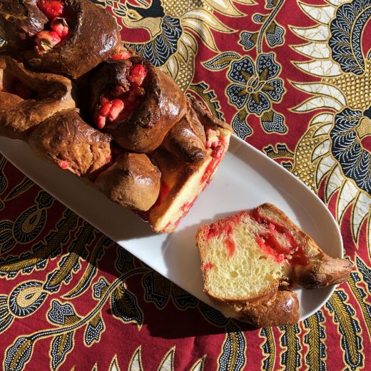 Brioche aux pralines roses - Comme un coq en pâte
