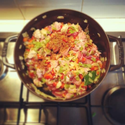 Axoa de veau 2 - Comme un coq en pâte