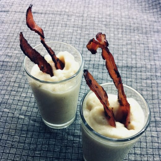 Verrines Celeri et bacon