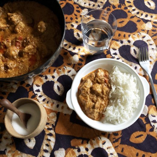 Poulet sauce cacahuètes