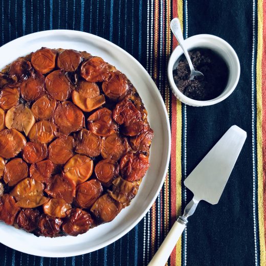 Tarte tomates façon tatin, tapenade et pâte brisée Christophe Michalak